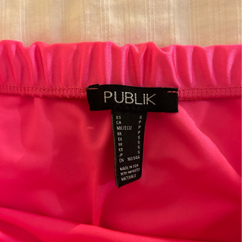 Publik hot pink mini skirt - size S